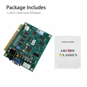 60 In1 Multicade PCB Board CGA/VGA Output for Classic Jamma Arcade Video Game