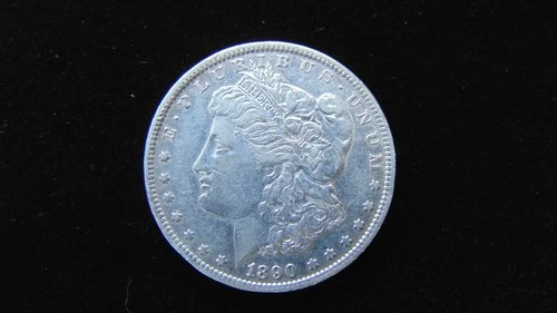 1890 O Morgan Silver Dollar $1 Choice AU Coin #88