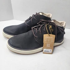 OluKai Men's Papaku 'Ili Leather Boots Sz 11 10539-6363 DK Wood Brown NWT 