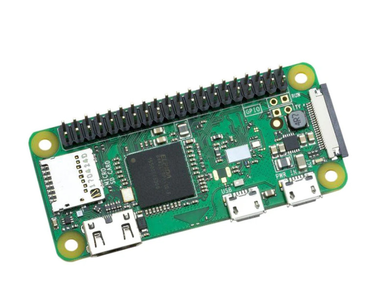 Raspberry Pi Zero WH 512MB WiFi Bluetooth with Soldered GPIO Header 1GHz