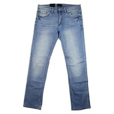 Steve's Jeans Mens 31x30 Blue Stretch Denim Slim Fit Jeans Classic Casual Pants