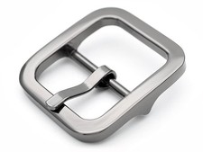 4pcs 1 Inch Single Prong Belt Buckle Square Center Bar Buckles Leather Craft ...