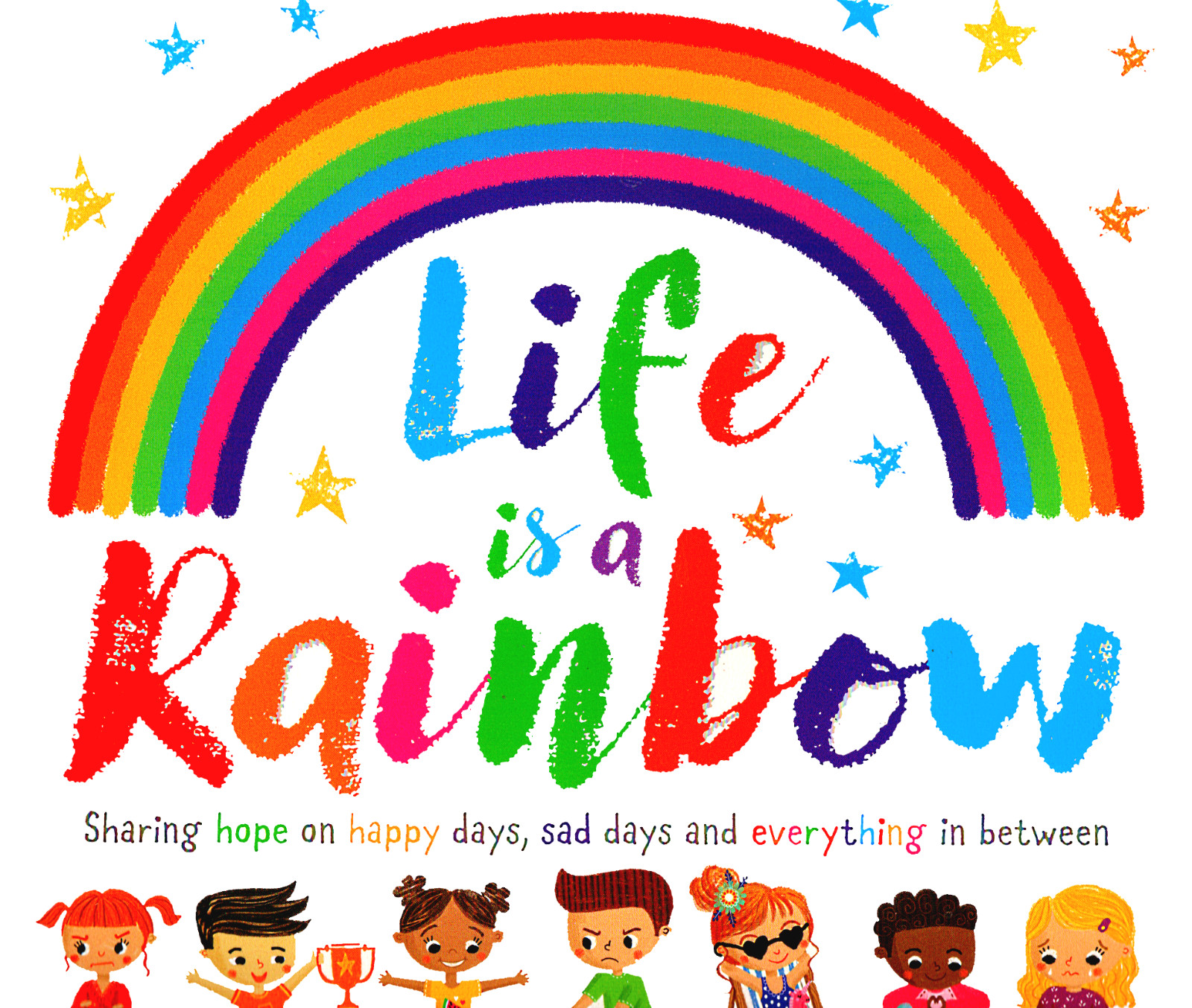 Life is a Rainbow - Stephanie Moss - Childrens Emotions Paperback, Good