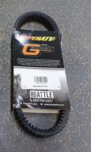 SuperATV Extreme Badass YAMAHA Viking or Wolverine Drive Belt DBYA1XDEX **NEW** - Picture 2 of 3