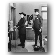 Charlie Chaplin, Monta Bell Photo 8x10 The Pilgrim Silent Film 1923