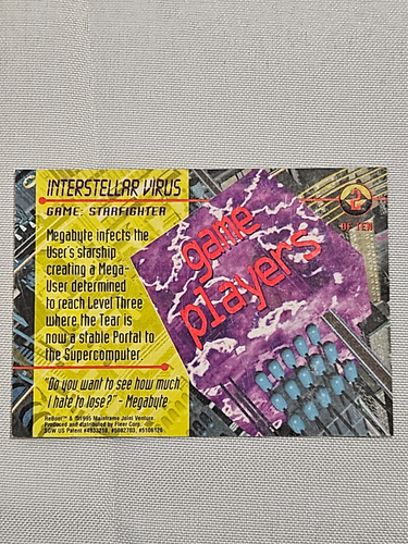 Reboot - Interstellar Virus - 1995 Fleer Chromium Insert Card #2 - Picture 6 of 11