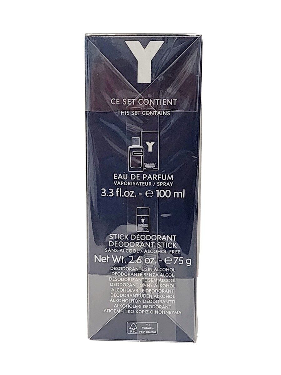 Y BY YVES SAINT LAURENT 2PC GIFT SET EDP SPRAY