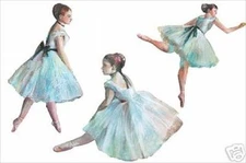 Ballerinas Wallies Decals Cutouts 12176