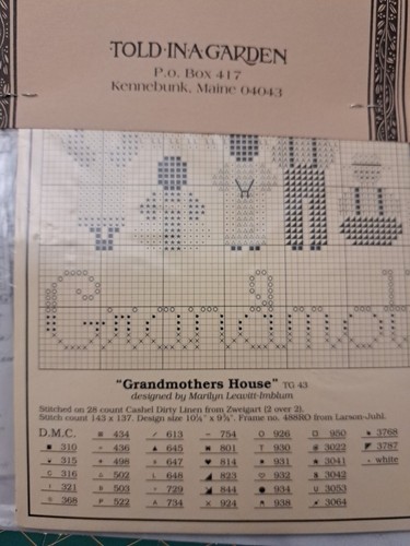 Lote de 4 patrones de punto de cruz contados: boda amish, cosecha de alfabeto de la abuela - Imagen 8 de 11