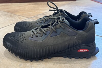 Kricely Men's 45 9.5 Trail Running Shoes Fashion Walking Hiking Sneakers Tennis