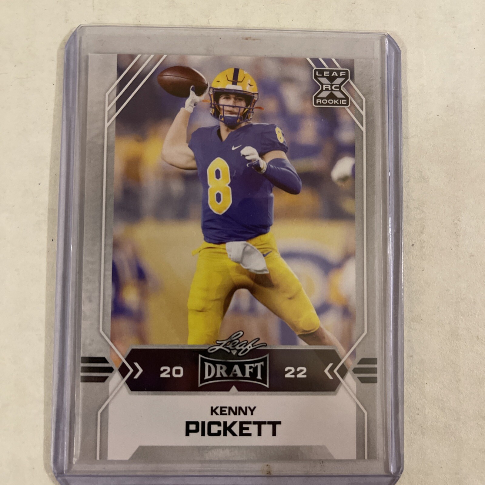 Kenny Pickett RC 2022 Leaf Draft XRC 09 Base Pittsburgh Steelers eBay