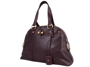 ysl maroon bag