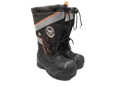Helly Hansen Men's HHF146111 CTCP IceFx WP Felt Pack Boots Black/Orange Size 7M