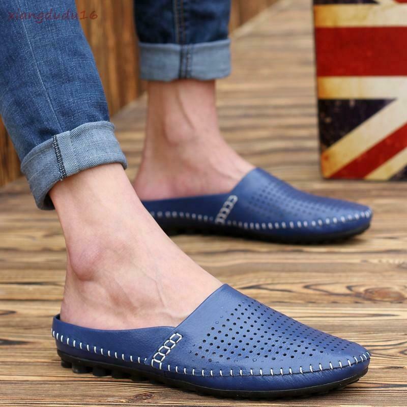Mens Casual Hollow out Breathable Mules Slide Sand Beach Loafers Shoes |  eBay