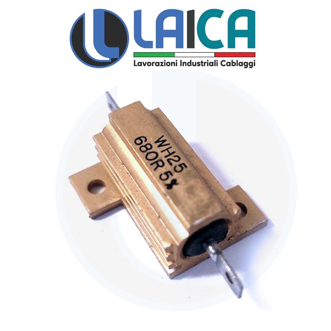 Resistenza Corazzata 25 Watt 10 Kohm Corpo In Alluminio 25 W 10 Kohm Corpo In Alluminio 25 W 25watt - Foto 10