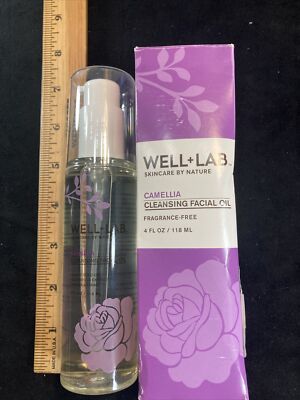 Well+Lab Camellia cleansing facial oil 4 Fl Oz New In Box Free Shipping!