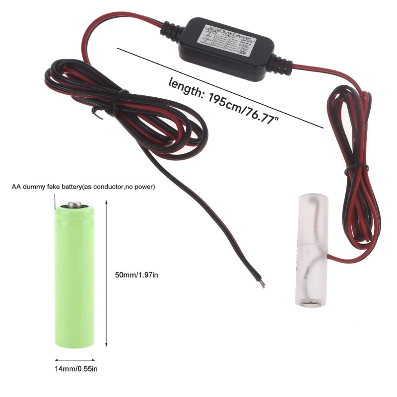 4.5V Power Converter AA Battery Eliminators Replace 3Pcs 1.5V AA Batteries eBay