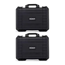 Koah Weatherproof Hard Case Customizable Foam 18x14x7 In 2 Pack RUGGED