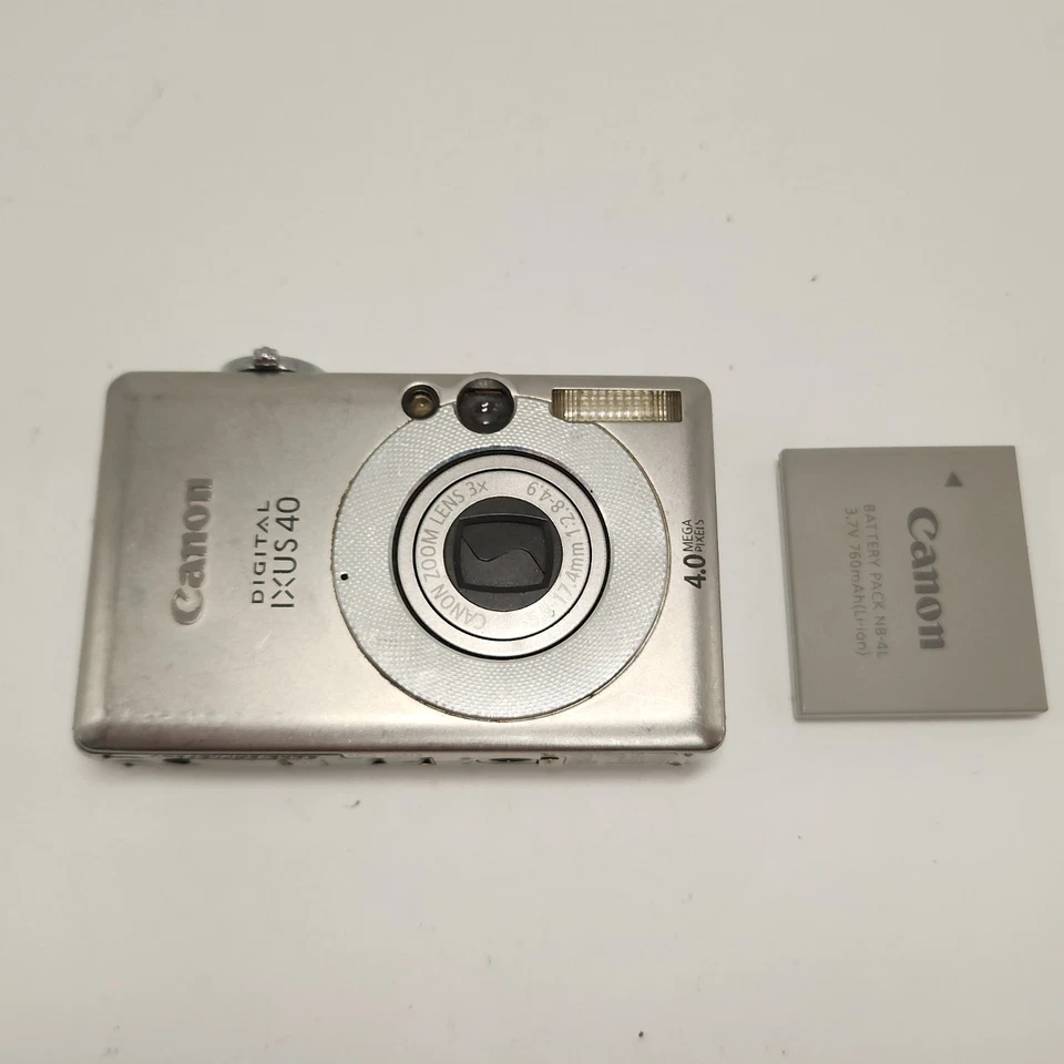 Canon IXUS 40 4.0MP Digital Camera, Silver - Getestet - Bild 2 von 4