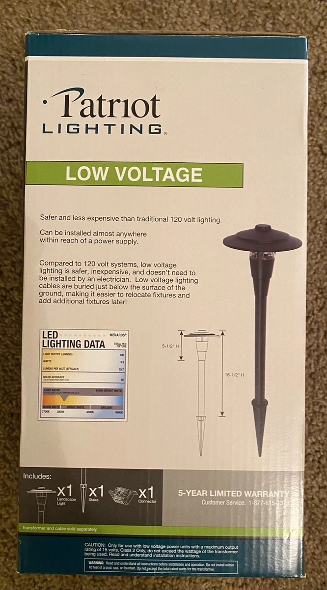 Patriot Low Voltage Landscape Lighting Shelly Lighting