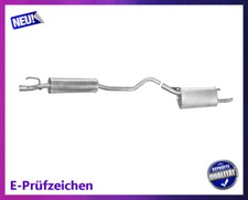 Auspuffanlage für Opel Corsa B 1.0 40KW Auspuff Mitteltopf Endtopf