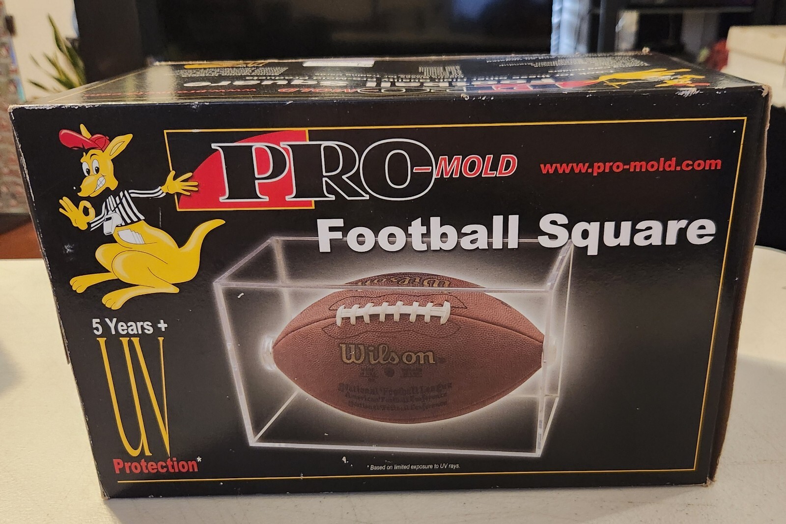 ProMold Full Size Football Square Holder UV Protection Display Case