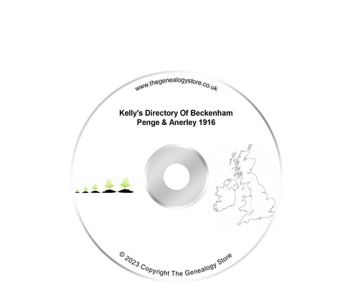 Kelly's Directory Of Beckenham Penge & Anerley 1916 - 第 1/1 張圖片