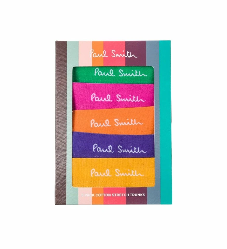 Pack de cinco calzoncillos boxer negros Paul Smith para hombre Foto 2 de 2