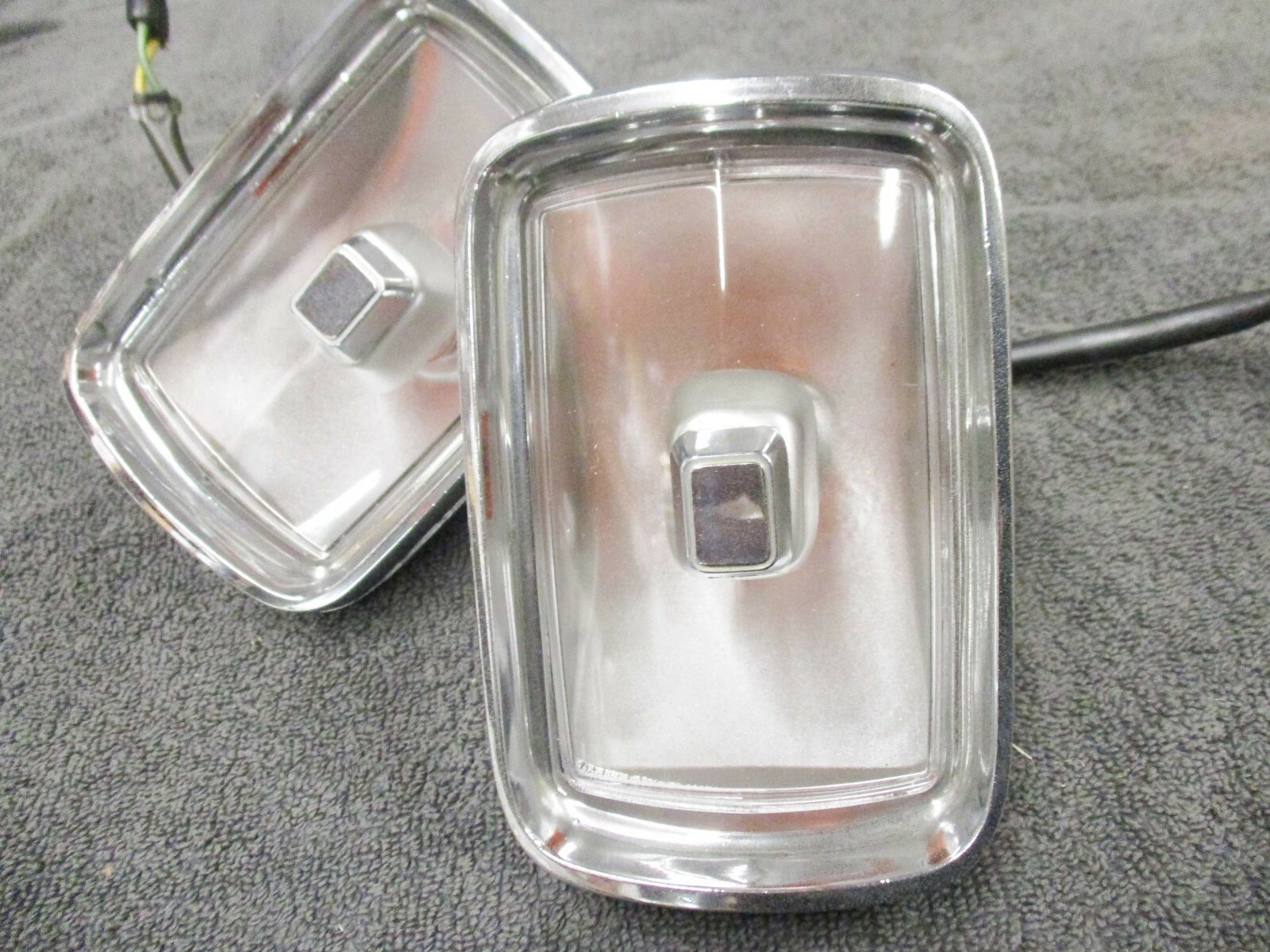 BARRACUDA GRILL PARKING LIGHTS 67 NEW LENS NICE! turn signals 1967 CUDA grille eBay