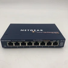 NETGEAR FAST ETHERNET SWITCH FS108 V.2 10/100 MBPS READ