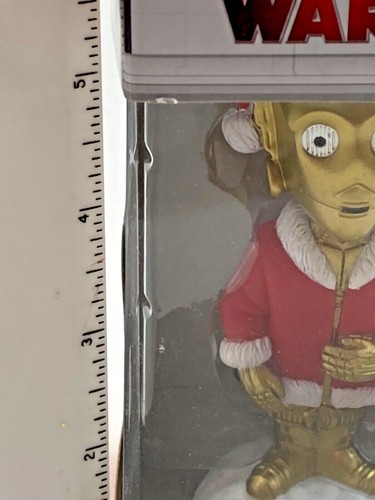 Star Wars Holiday C3PO Bobble Head Figure Funko Original Box 2009 - Picture 7 of 7
