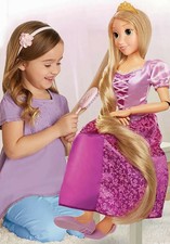 life size rapunzel and horse