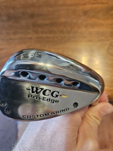 Warrior Golf Lob Wedge 60° WCG Pro Edge Custom Grind RH Steel Shaft New 35"