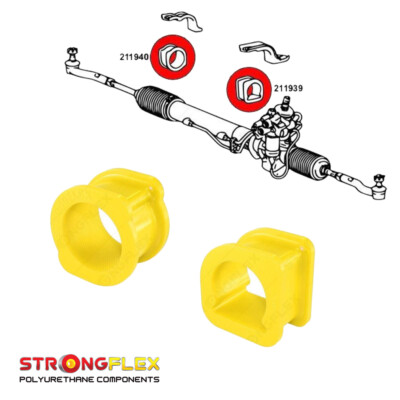 Busches Für Lenkgetriebe Vorne Lexus LS400 II UCF20 Rot strongflex 45516-50020