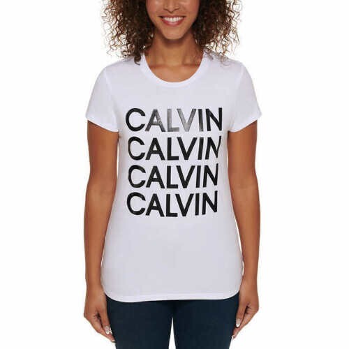 Calvin Klein Jeans Ladies' Logo Tee / E52 - Picture 6 of 26
