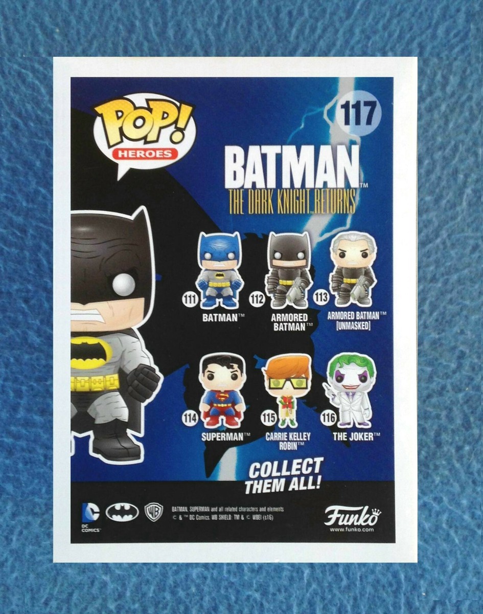 POP! Heroes バットマン フィギュア 117 POP BATMAN #117 FUNKO 4 INCH FIGURE THE DARK KNIGHT RETURNS PX
