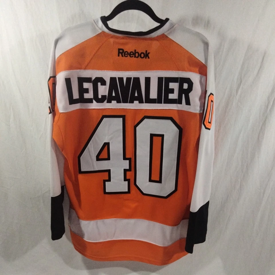 Camiseta deportiva Philadelphia Flyers Vincent Lecavalier Reebok estilo NHL talla 48  Foto 3 de 4