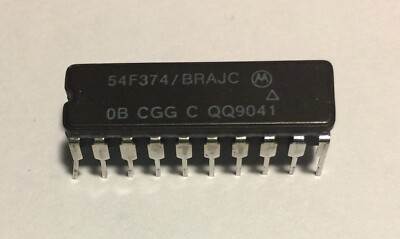 MOTOROLLA 54F374BRAJC SemiConductor Chip- CASE: DIP20 *NEW*