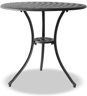 Centurion Supports OSHOWA Luxurious Large Garden & Patio Bistro Table Black