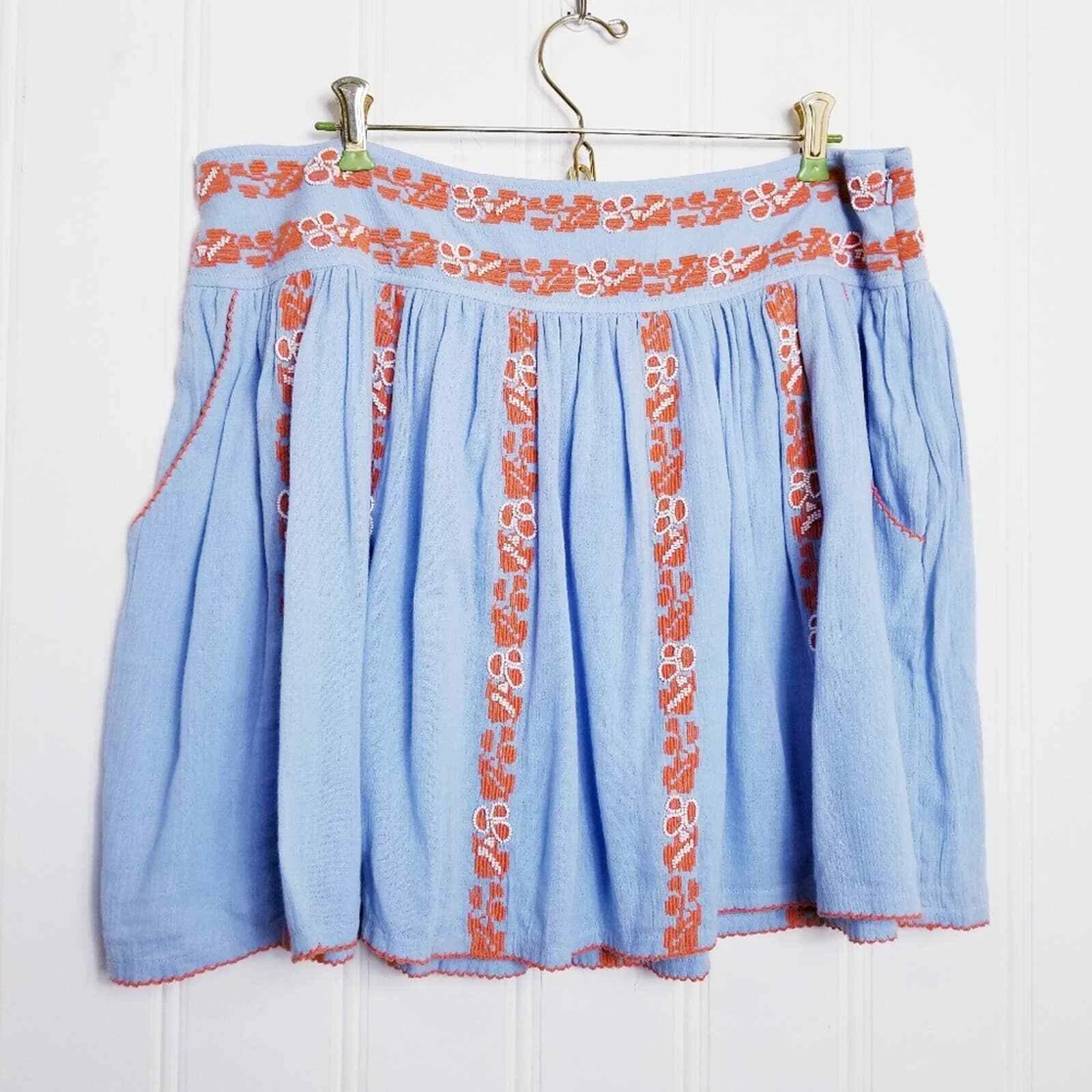 Minigonna Tory Burch Alexandria Dirndl con perline