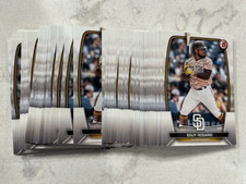 Lot (52) EGUY ROSARIO Padres 2023 Bowman Baseball base rookie cards #63