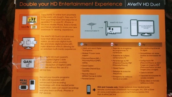 AVerMedia AVerTV HD Duet MTVHDDUET Dual HDTV ATSC over the air Tuner PCIe  Card - Image 3 of 4