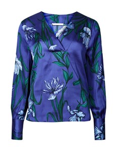 satin floral top