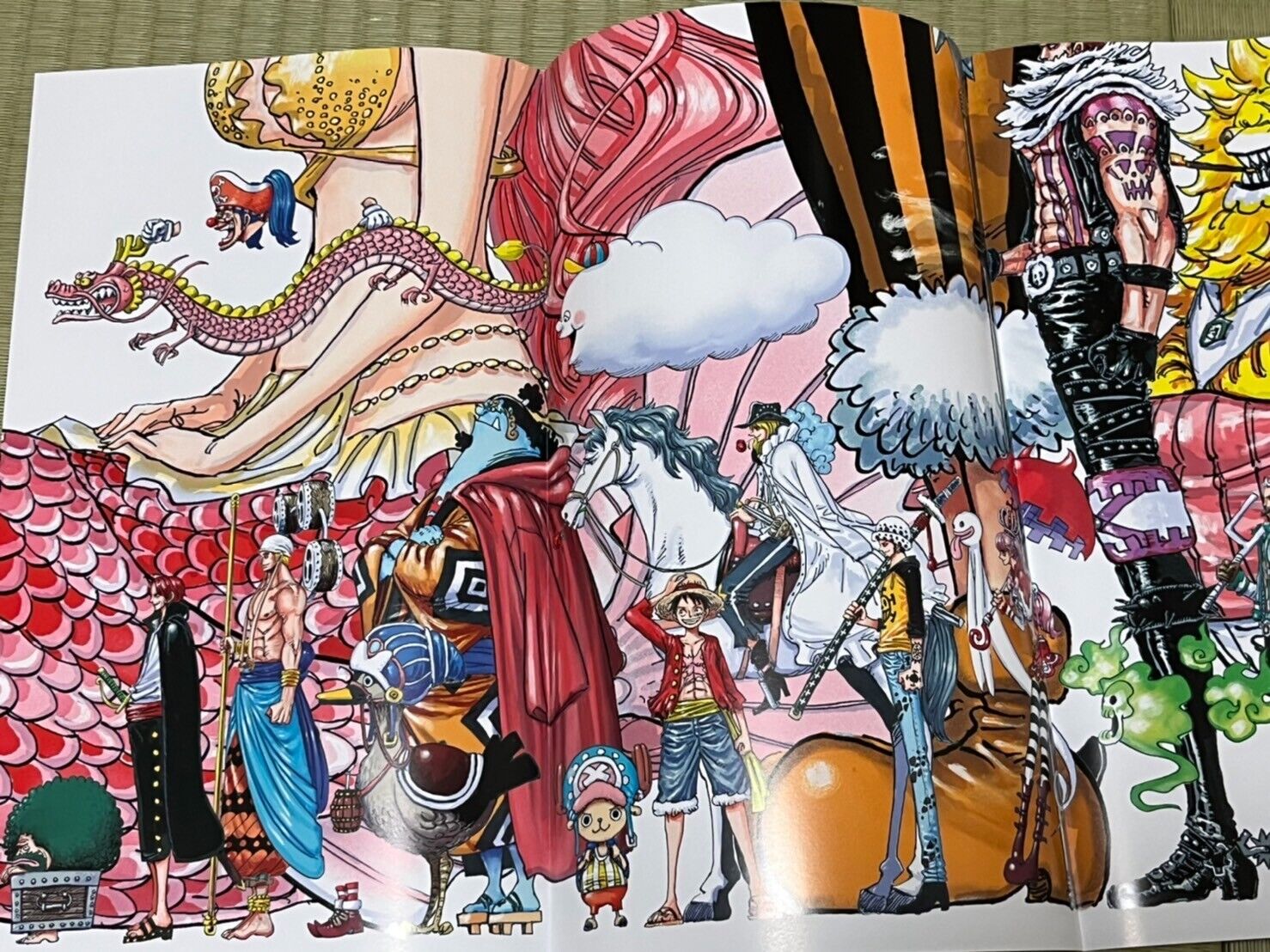 New One Piece Color Walk Dragon Art Book Details Shared - Siliconera