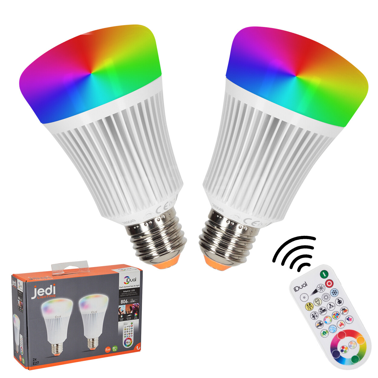 Ampoules iDual E27 LED RGB 22006500 Kelvin lot de 2 dimmable eBay