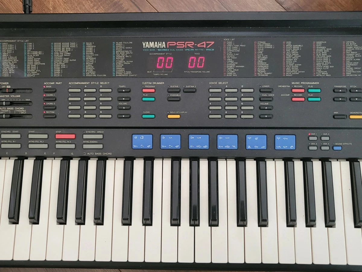 Yamaha psr on sale 47 electronic keyboard