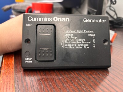 ONAN CUMMINS - 300-5727-01 - Remote Panel 12V | eBay