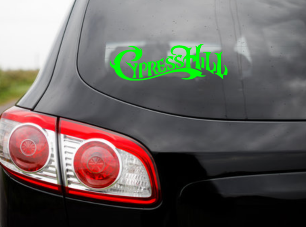 Cypress Hill Car Decal Vinyl Band Logo Glossy Bumper Sticker Hip
