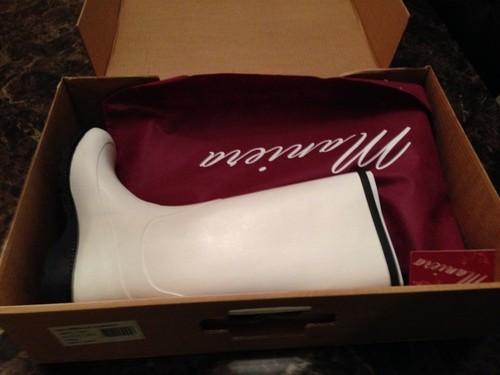 Maniera hand made 100% waterproof rain/snow boots *TALL*(WHITE) - Picture 15 of 15