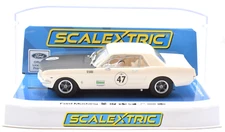 Scalextric Ford Mustang - Goodwood Revival DPR W/ Lights 1/32 Slot Car C4353